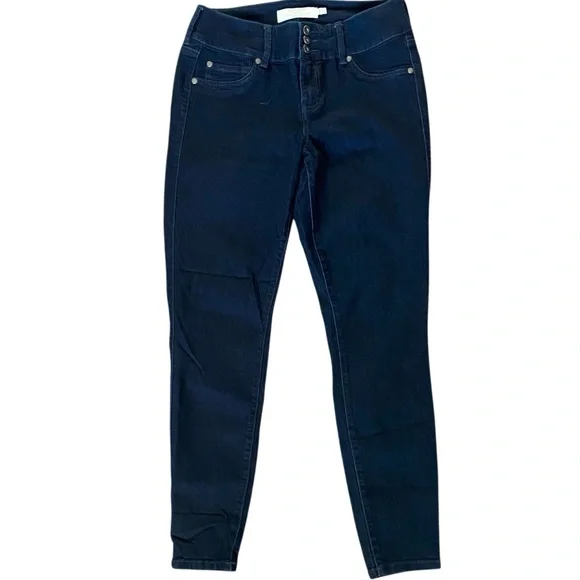 Torrid Dark Wash Triple Button Skinny Jeggings/Jeans. Size 10R. - Picture 2 of 9